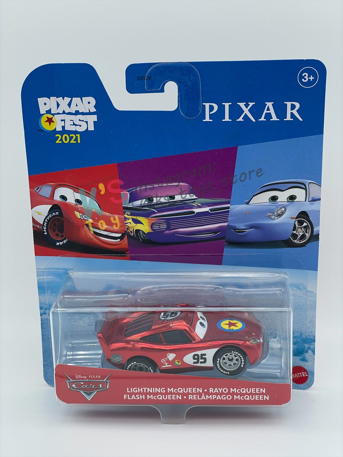 Complete Set of Pixar Fest Series Disney Pixar Cars by Mattel 1:55 - LIGHTNING MCQUEEN, RAMONE, LUIGI GUIDO, SALLY, AND MATER - BNIP