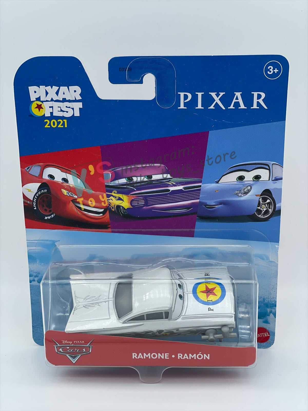 Complete Set of Pixar Fest Series Disney Pixar Cars by Mattel 1:55 - LIGHTNING MCQUEEN, RAMONE, LUIGI GUIDO, SALLY, AND MATER - BNIP