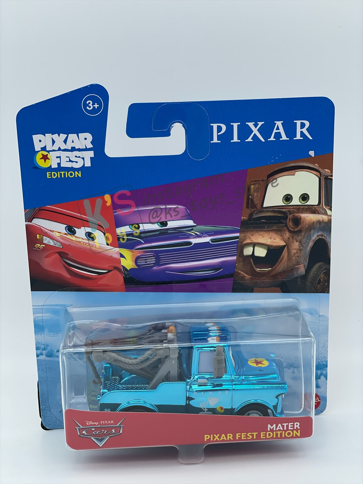 Complete Set of Pixar Fest Series Disney Pixar Cars by Mattel 1:55 - LIGHTNING MCQUEEN, RAMONE, LUIGI GUIDO, SALLY, AND MATER - BNIP