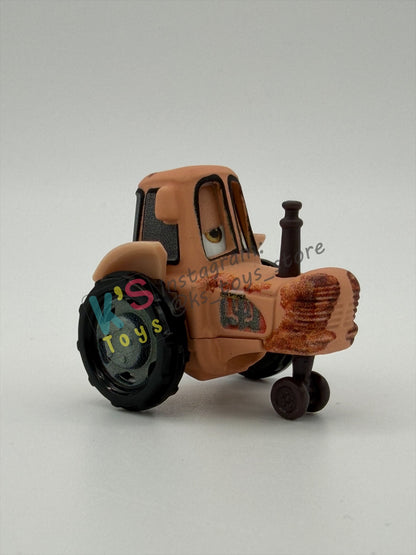 Loose Mini Racers Pixar Disney Cars, PINK TRACTOR - Mint / Near Mint Condition