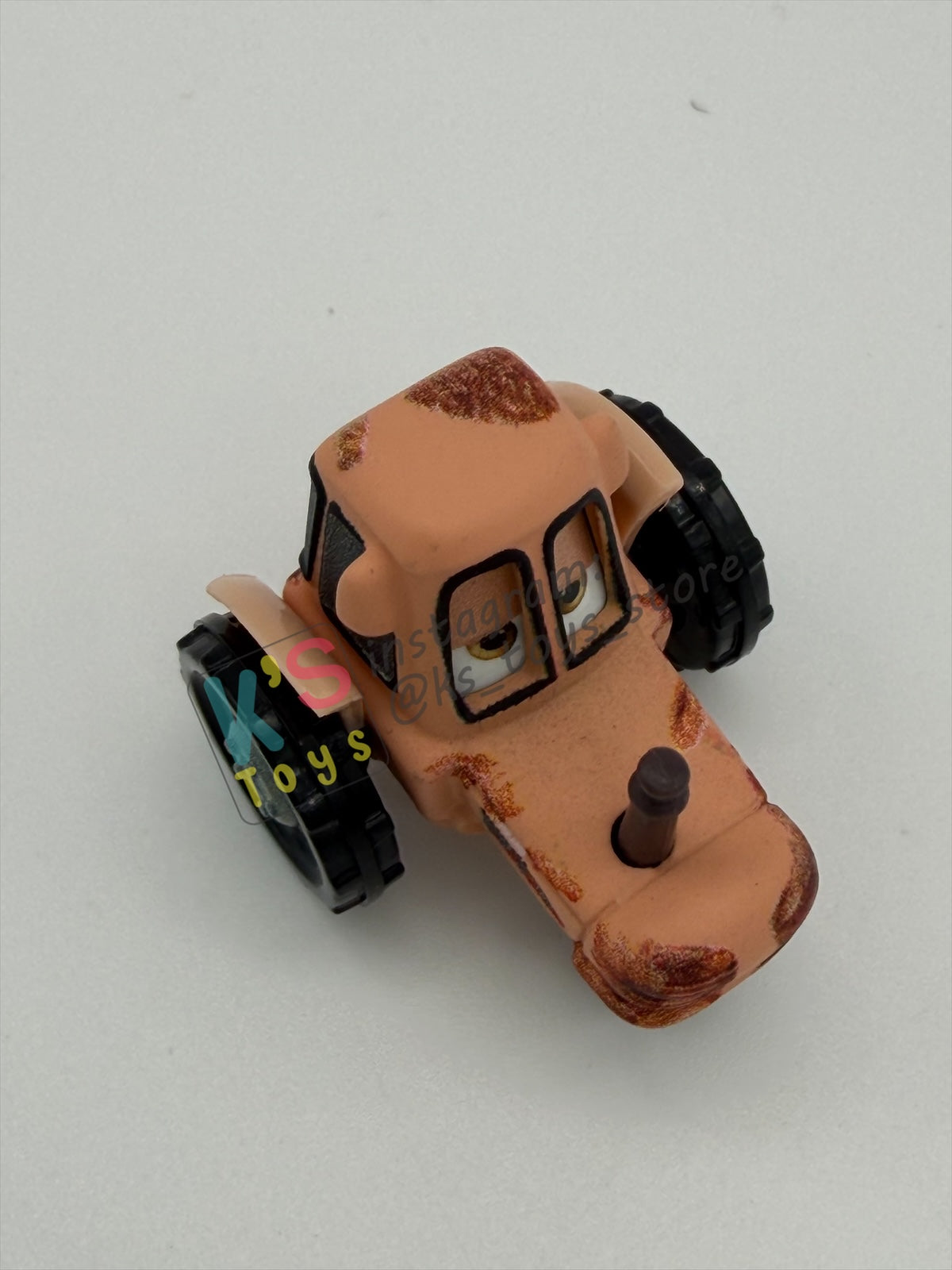 Loose Mini Racers Pixar Disney Cars, PINK TRACTOR - Mint / Near Mint Condition