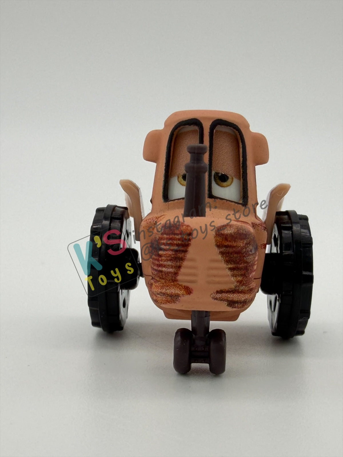 Loose Mini Racers Pixar Disney Cars, PINK TRACTOR - Mint / Near Mint Condition