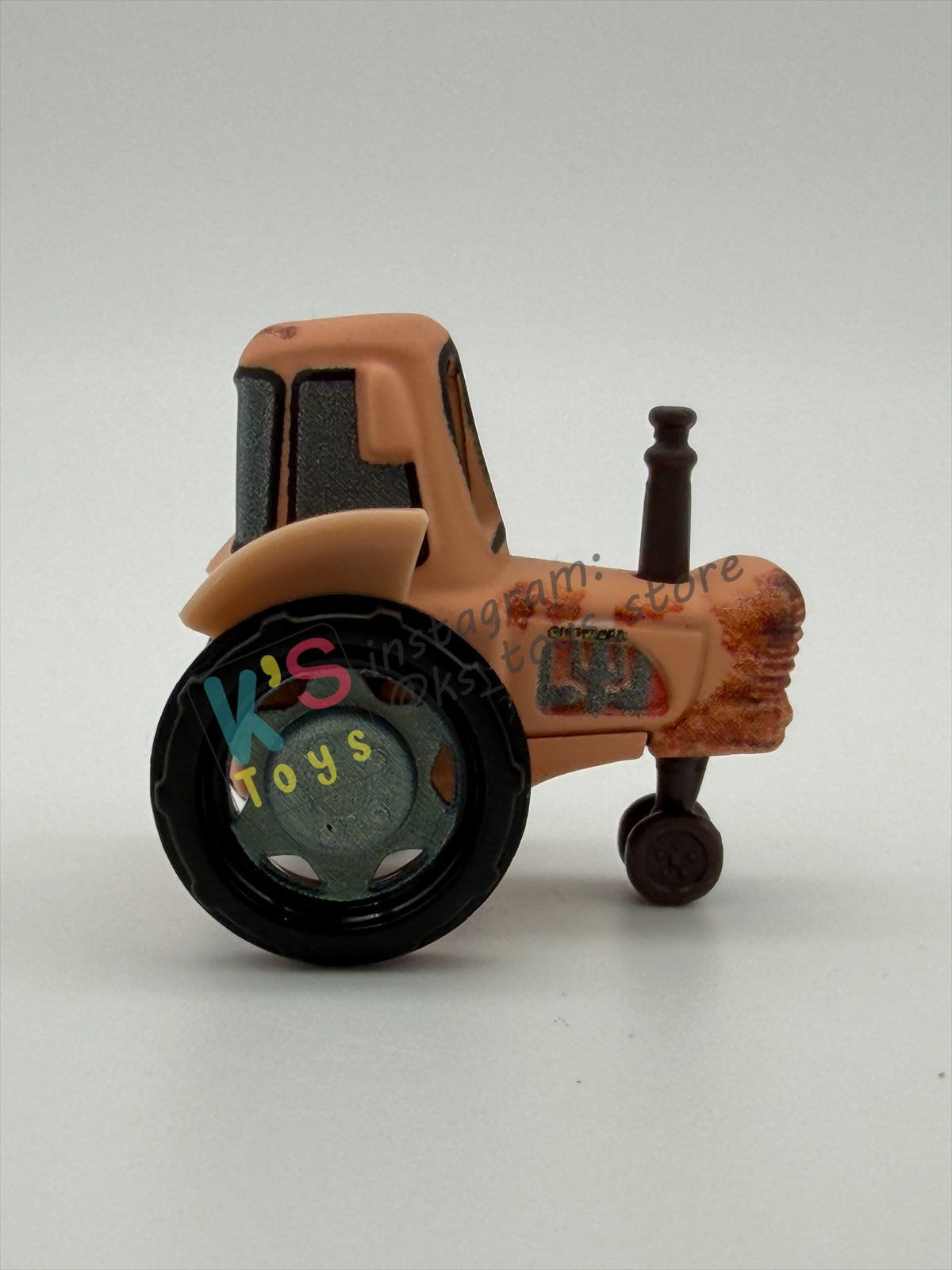 Loose Mini Racers Pixar Disney Cars, PINK TRACTOR - Mint / Near Mint Condition