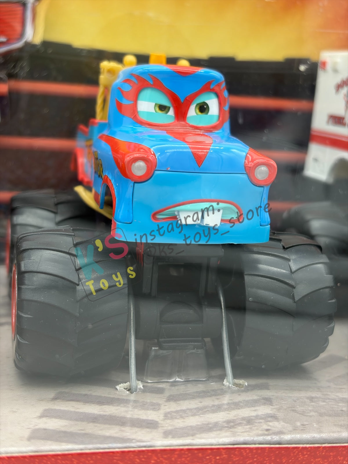 GIFT SET DISNEY PIXAR CARS BY MATTEL, "MONSTER TRUCKS MATER 3 PACK FRIGHTENING MCMEAN, THE TORMENTOR AND DR. FEEL BAD" CARS TOON SERIES - BNIB