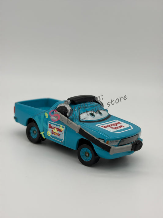 PRE-OWNED / LOOSE DISNEY PIXAR CARS 1:55 BY MATTEL - "BEN DOORDAN / BUMPER SAVE CREW CHIEF" CARS DINOCO 400 - GOOD CONDITION