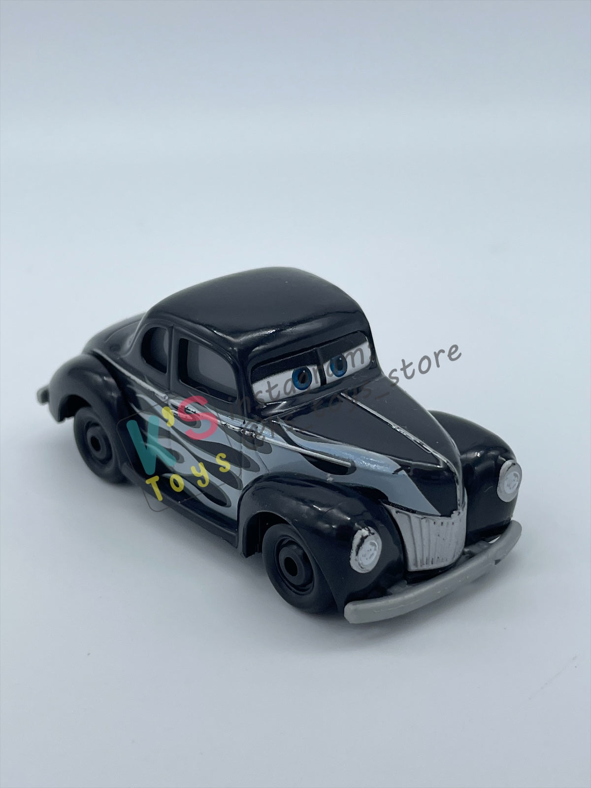 PRE-OWNED / LOOSE DISNEY PIXAR CARS - “HOT ROD JUNIOR MOON" - CARS 3 DOC'S RACING DAYS SERIES - GOOD CONDITION