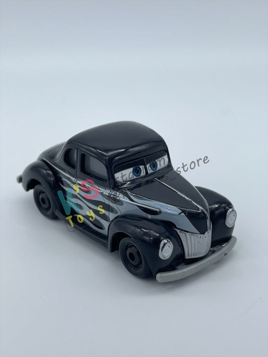 PRE-OWNED / LOOSE DISNEY PIXAR CARS - “HOT ROD JUNIOR MOON" - CARS 3 DOC'S RACING DAYS SERIES - GOOD CONDITION