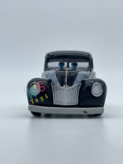 PRE-OWNED / LOOSE DISNEY PIXAR CARS - “HOT ROD JUNIOR MOON" - CARS 3 DOC'S RACING DAYS SERIES - GOOD CONDITION