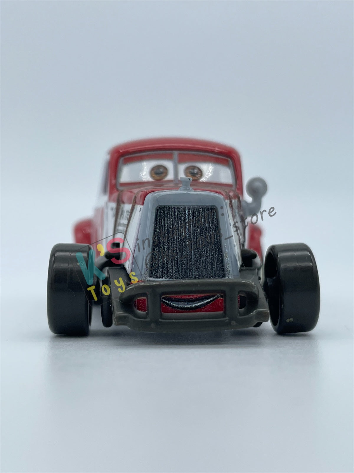 PRE-OWNED / LOOSE DISNEY PIXAR CARS - “DUKE COULTERS" - CARS 3 DOC'S RACING DAYS SERIES - GOOD CONDITION