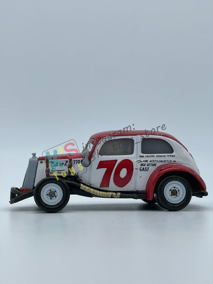 PRE-OWNED / LOOSE DISNEY PIXAR CARS - “DUKE COULTERS" - CARS 3 DOC'S RACING DAYS SERIES - GOOD CONDITION