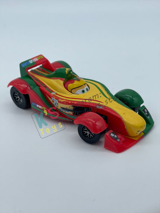 PRE-OWNED / LOOSE DISNEY PIXAR CARS - "RIP CLUTCHGONESKI" CARS 2 SERIES - PLAYED CONDITION