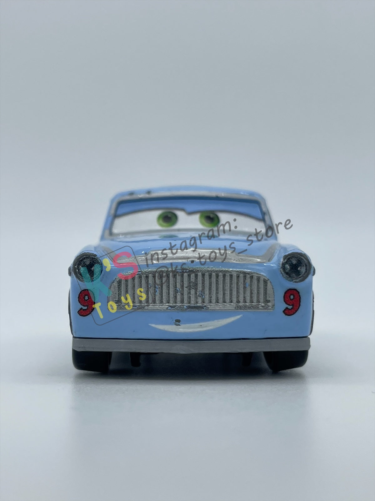 PRE-OWNED / LOOSE DISNEY PIXAR CARS - “SLIM” HOOD - CARS 3 DOC'S RACING DAYS SERIES - PLAYED CONDITION