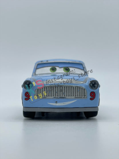 PRE-OWNED / LOOSE DISNEY PIXAR CARS - “SLIM” HOOD - CARS 3 DOC'S RACING DAYS SERIES - PLAYED CONDITION