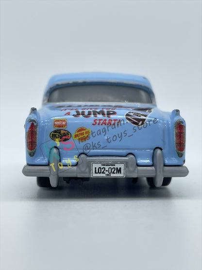 PRE-OWNED / LOOSE DISNEY PIXAR CARS - “SLIM” HOOD - CARS 3 DOC'S RACING DAYS SERIES - PLAYED CONDITION