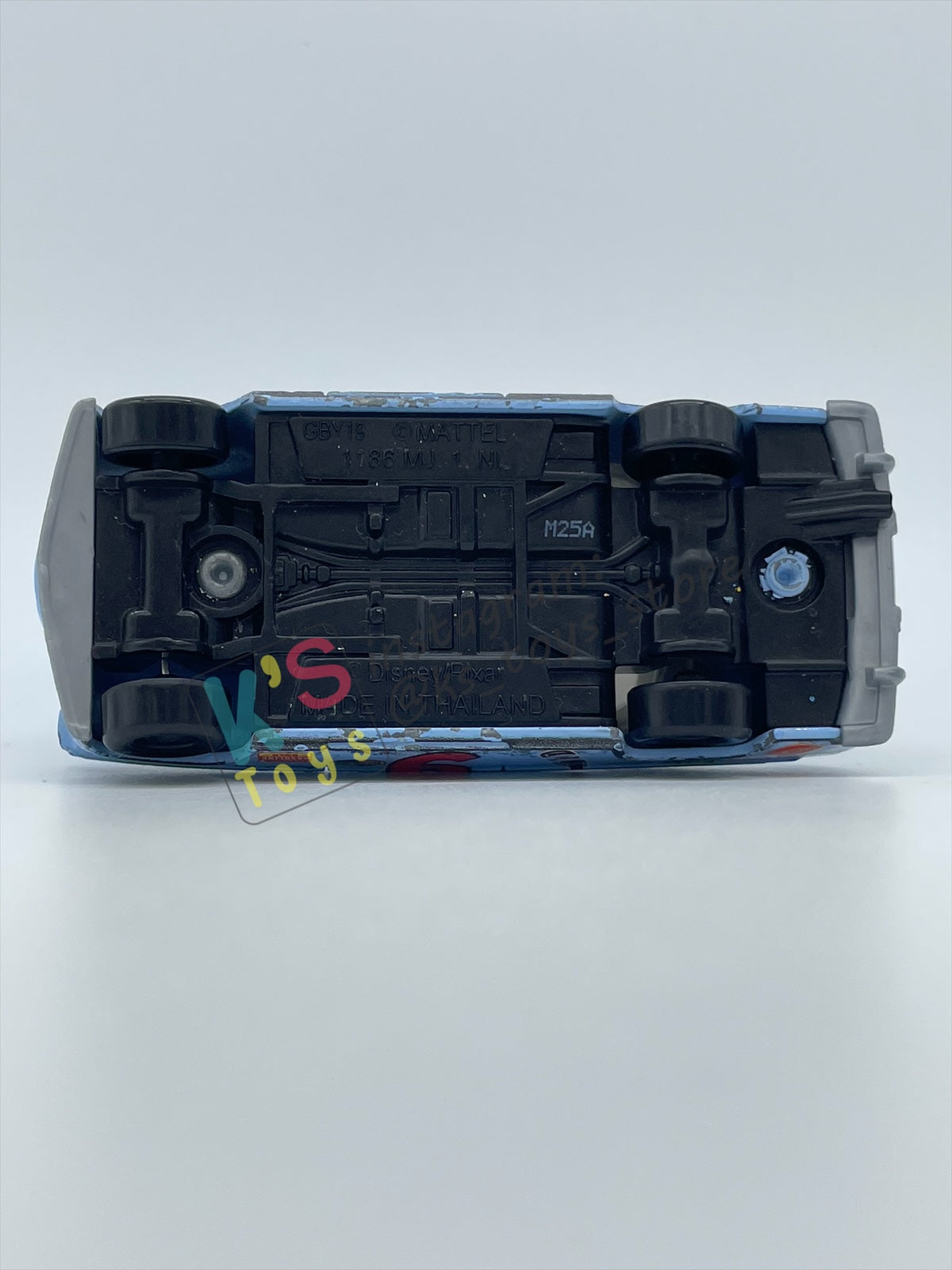 PRE-OWNED / LOOSE DISNEY PIXAR CARS - “SLIM” HOOD - CARS 3 DOC'S RACING DAYS SERIES - PLAYED CONDITION