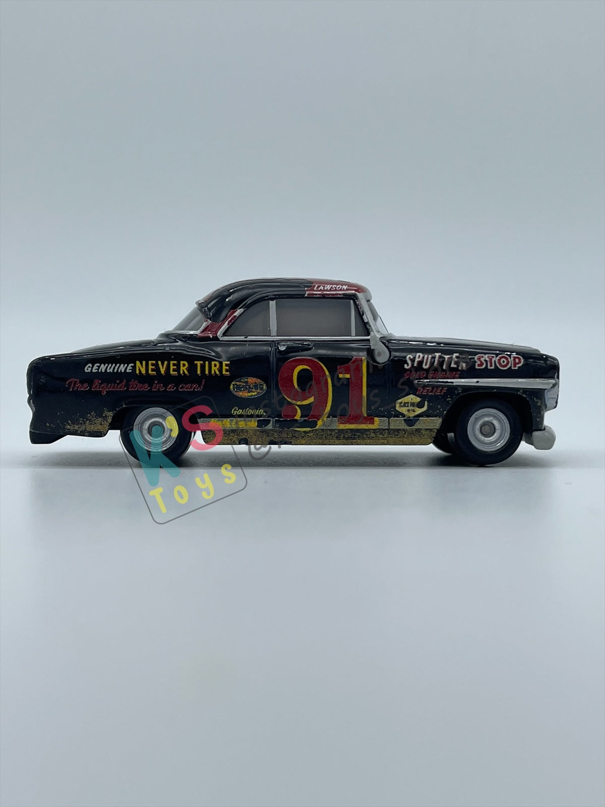 PRE-OWNED / LOOSE DISNEY PIXAR CARS - "RANDY LAWSON" CARS 3 DOC'S RACING DAYS SERIES - PLAYED CONDITION