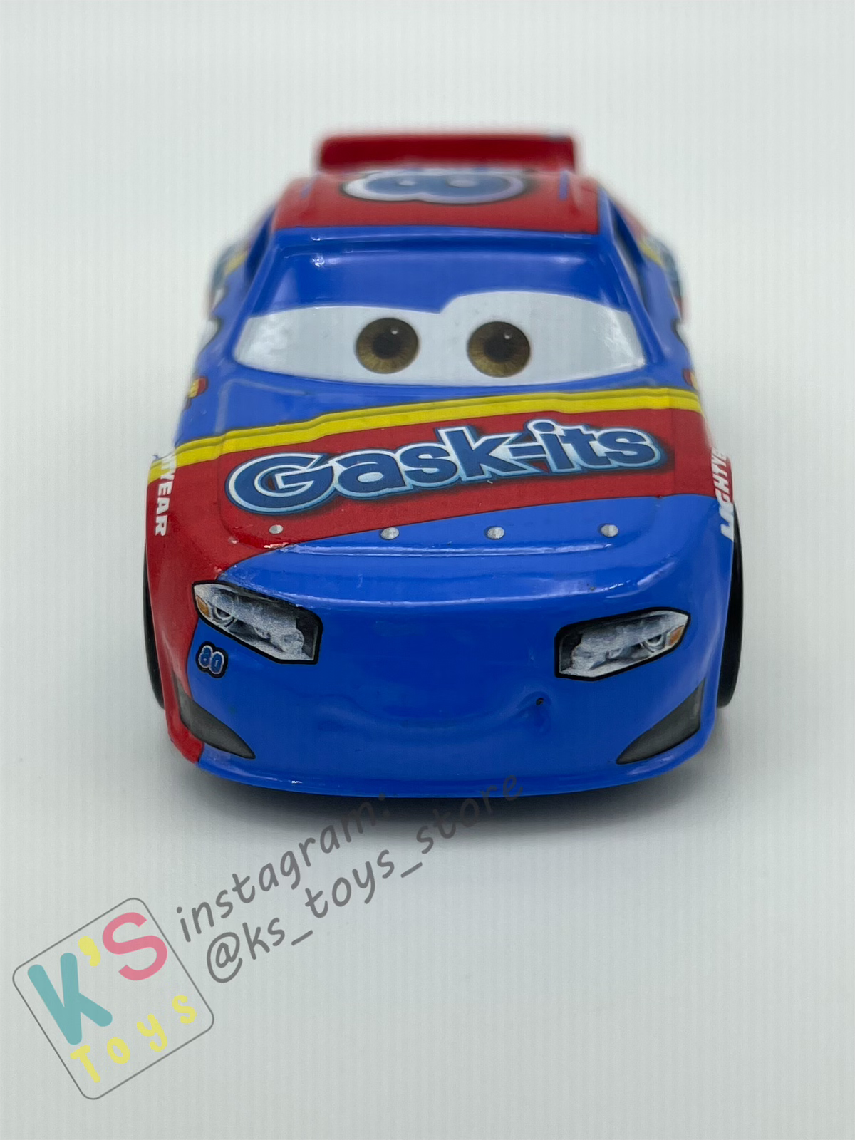 PRE-OWNED / LOOSE DISNEY PIXAR CARS - Rex Revler #80 Gask-its