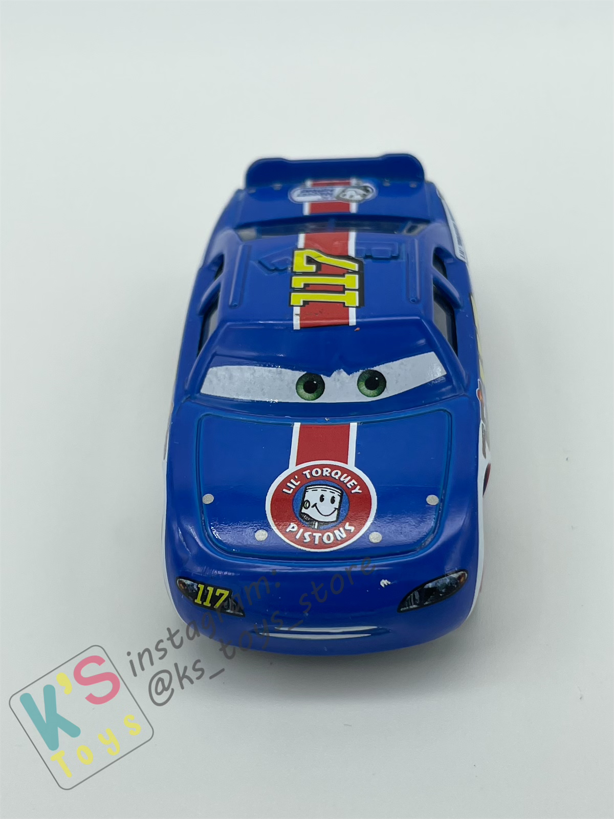 PRE-OWNED / LOOSE DISNEY PIXAR CARS - Ralph Carlow #117 Lil’s Torquey Pistons Radiator Springs - EXCELLENT CONDITION