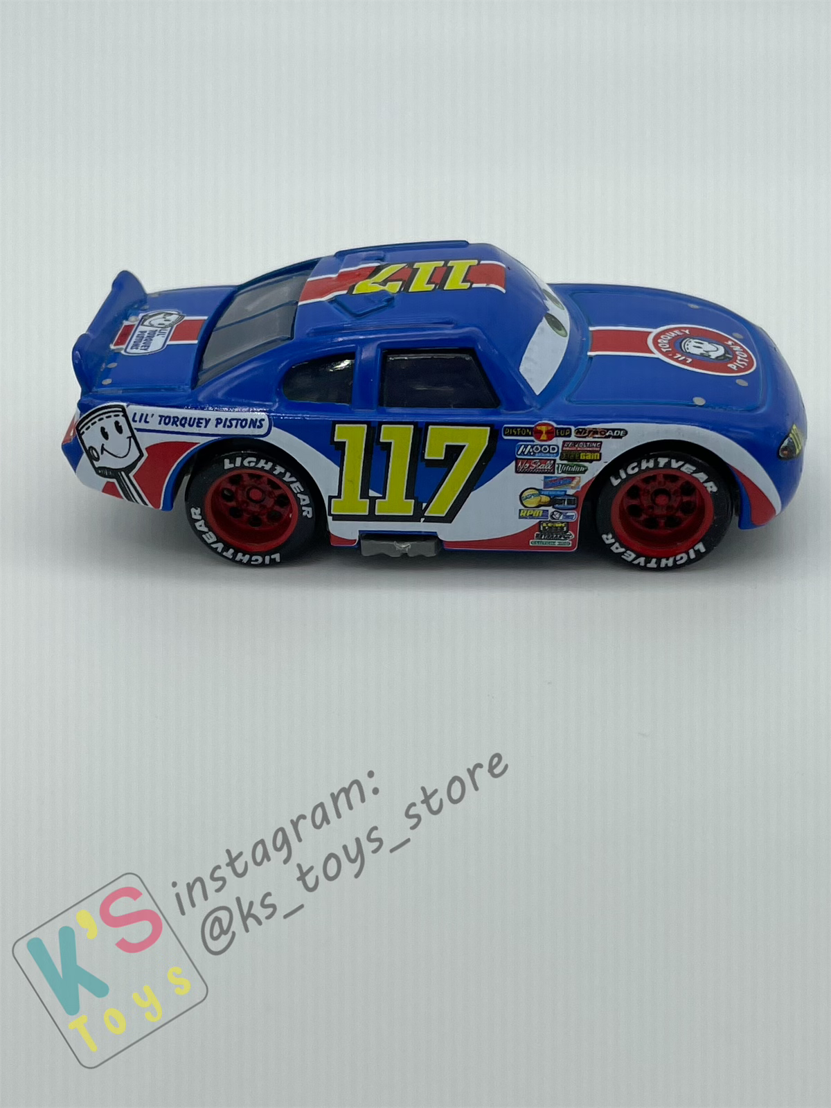 PRE-OWNED / LOOSE DISNEY PIXAR CARS - Ralph Carlow #117 Lil’s Torquey Pistons Radiator Springs - EXCELLENT CONDITION