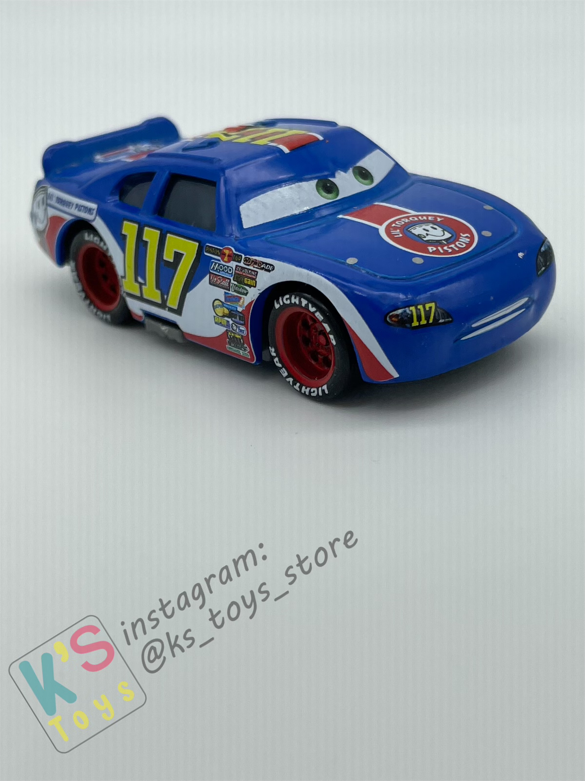 PRE-OWNED / LOOSE DISNEY PIXAR CARS - Ralph Carlow #117 Lil’s Torquey Pistons Radiator Springs - EXCELLENT CONDITION