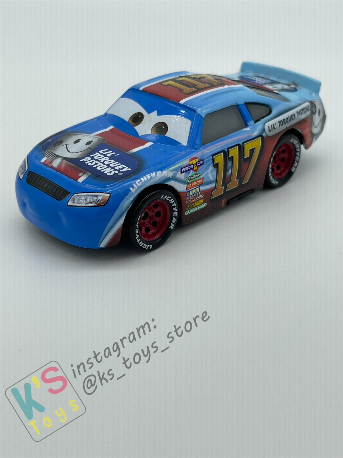 PRE OWNED LOOSE DISNEY PIXAR CARS Ralph Carlow 117 Lil s Torquey K s Toys Store