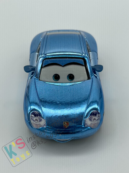 PRE-OWNED / LOOSE DISNEY PIXAR CARS - Metallic Sally - Scavenger Hunt - Excellent Condition