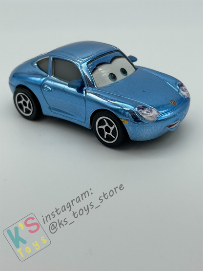 PRE-OWNED / LOOSE DISNEY PIXAR CARS - Metallic Sally - Scavenger Hunt - Excellent Condition