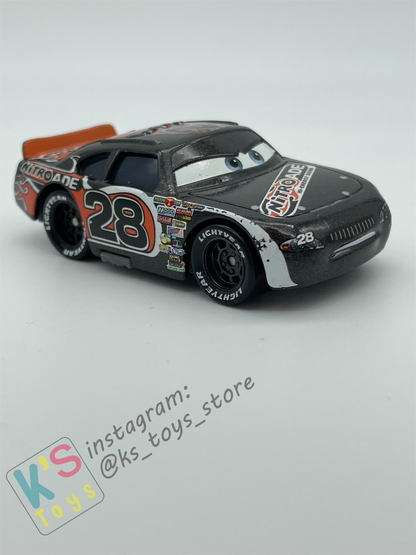 PRE-OWNED / LOOSE DISNEY PIXAR CARS - Nitroade #28 - Aiken Axler - Piston Cup