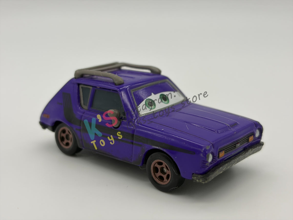 PRE-OWNED / LOOSE DISNEY PIXAR CARS - "DON CRUMLIN (GREEN EYES)" CARS 2 SERIES - GOOD CONDITION - READ DESCRIPTION!!!!!!!!!!