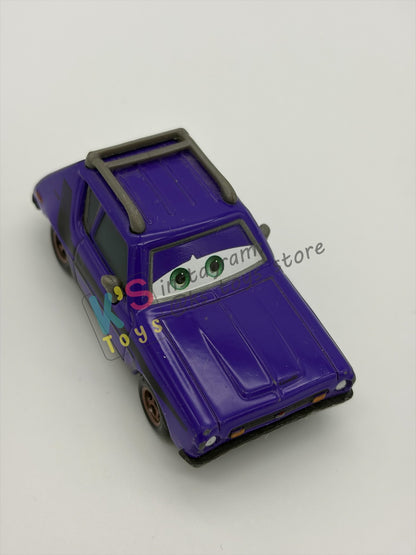 PRE-OWNED / LOOSE DISNEY PIXAR CARS - "DON CRUMLIN (GREEN EYES)" CARS 2 SERIES - GOOD CONDITION - READ DESCRIPTION!!!!!!!!!!