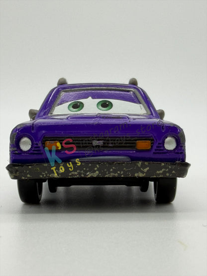 PRE-OWNED / LOOSE DISNEY PIXAR CARS - "DON CRUMLIN (GREEN EYES)" CARS 2 SERIES - GOOD CONDITION - READ DESCRIPTION!!!!!!!!!!