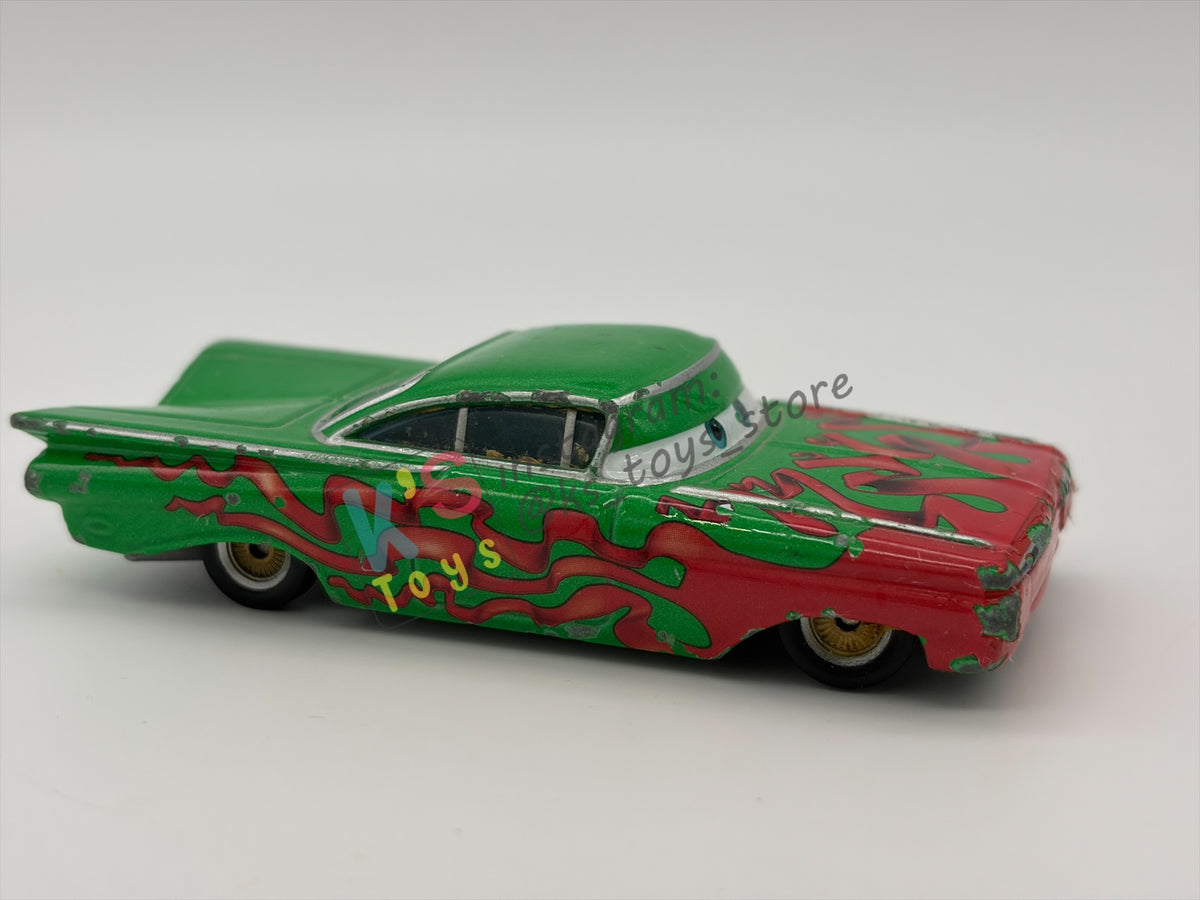 PRE-OWNED / LOOSE DISNEY PIXAR CARS - "CHRISTMAS CRUISER RAMONE" MATER SAVES CHRISTMAS - PLAYED CONDITION -  READ DESCRIPTION!!!
