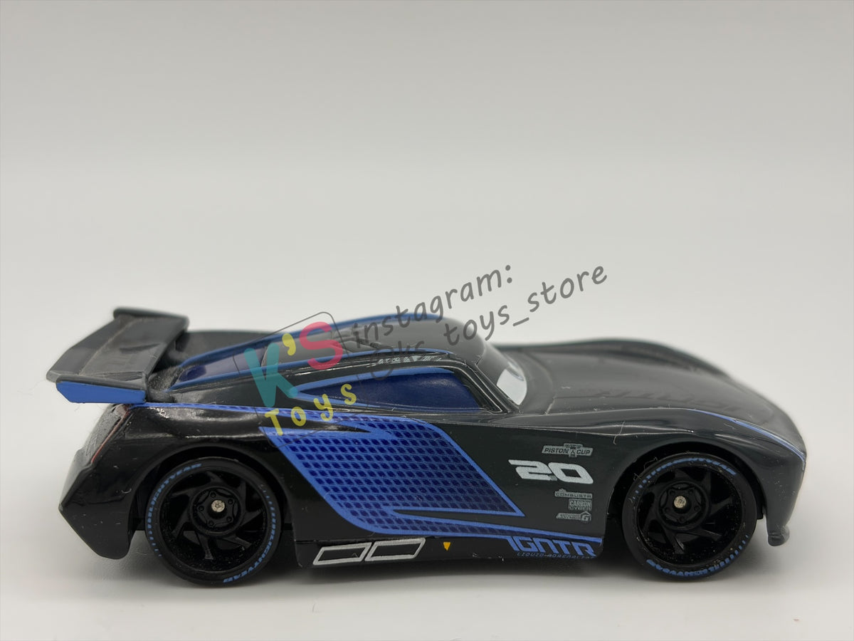 PRE-OWNED / LOOSE DISNEY PIXAR CARS BY MATTEL, "JACKSON STORM" - CARS 3 NEXT GEN SERIES - GOOD CONDITION - READ DESCRIPTION!!!!!!!!!!!
