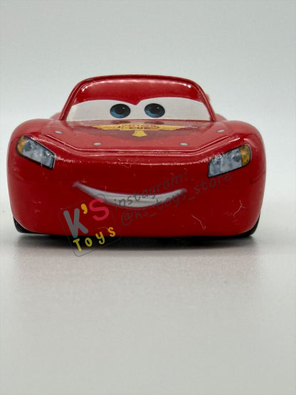 PRE-OWNED / LOOSE DISNEY PIXAR CARS - "LIGHTNING MCQUEEN RACING WHEELS UNIBODY VARIANT" CARS 2 WGP SERIES - NEAR MINT CONDITION - READ DESCRIPTION!!!!!!!!!!