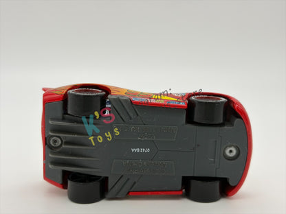 PRE-OWNED / LOOSE DISNEY PIXAR CARS - "LIGHTNING MCQUEEN RACING WHEELS UNIBODY VARIANT" CARS 2 WGP SERIES - NEAR MINT CONDITION - READ DESCRIPTION!!!!!!!!!!