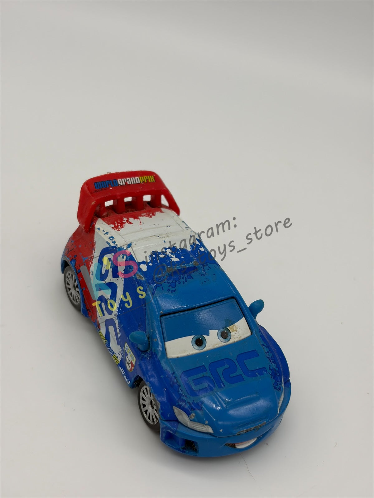 LOOSE / PRE-OWNED DISNEY PIXAR CARS - "RAOUL CAROULE" WGP SERIES - PLAYED CONDITION