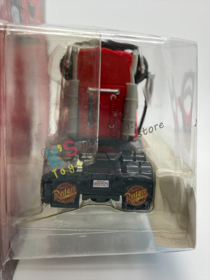 DELUXE DISNEY PIXAR CARS BY MATTEL "PIT CREW MEMBER MACK" 95 PIT CREW SERIES - BNIP