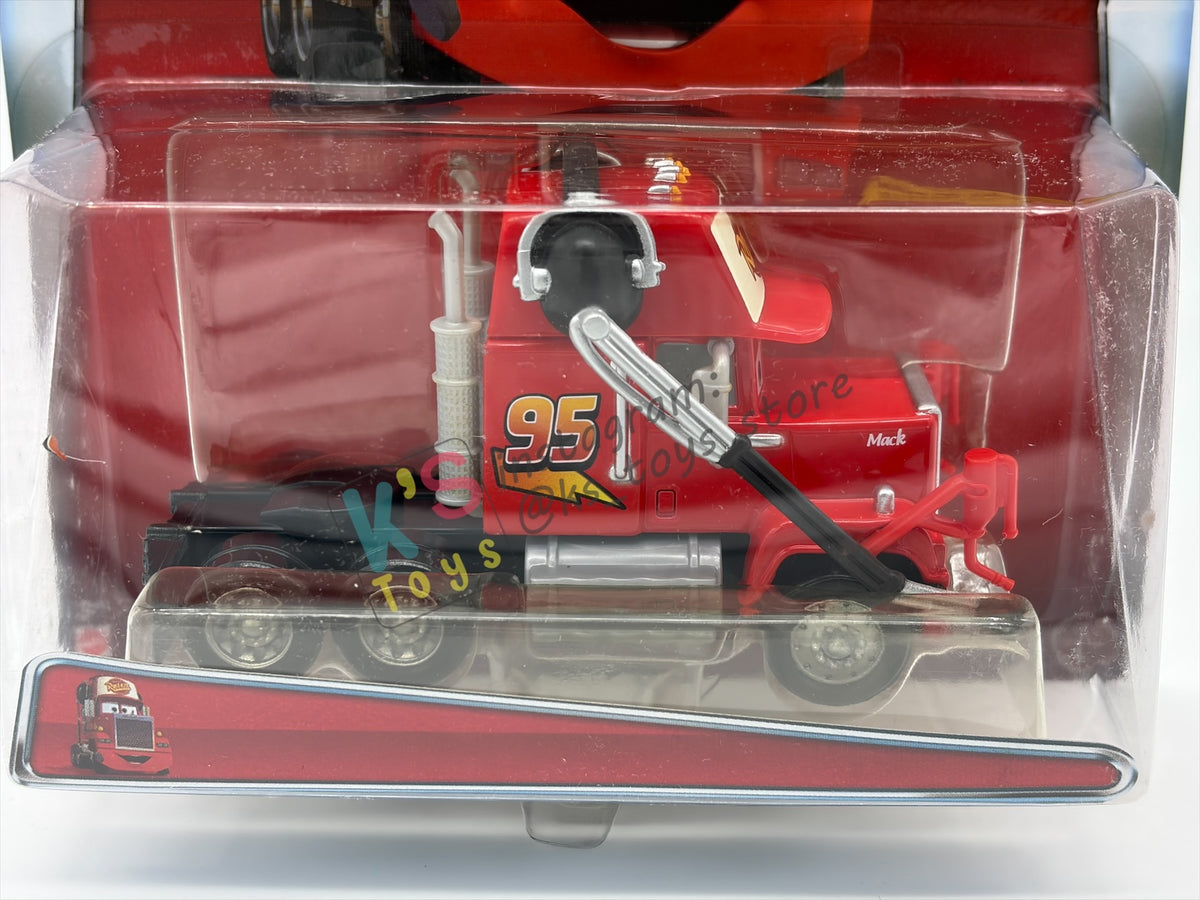 DELUXE DISNEY PIXAR CARS BY MATTEL "PIT CREW MEMBER MACK" 95 PIT CREW SERIES - BNIP