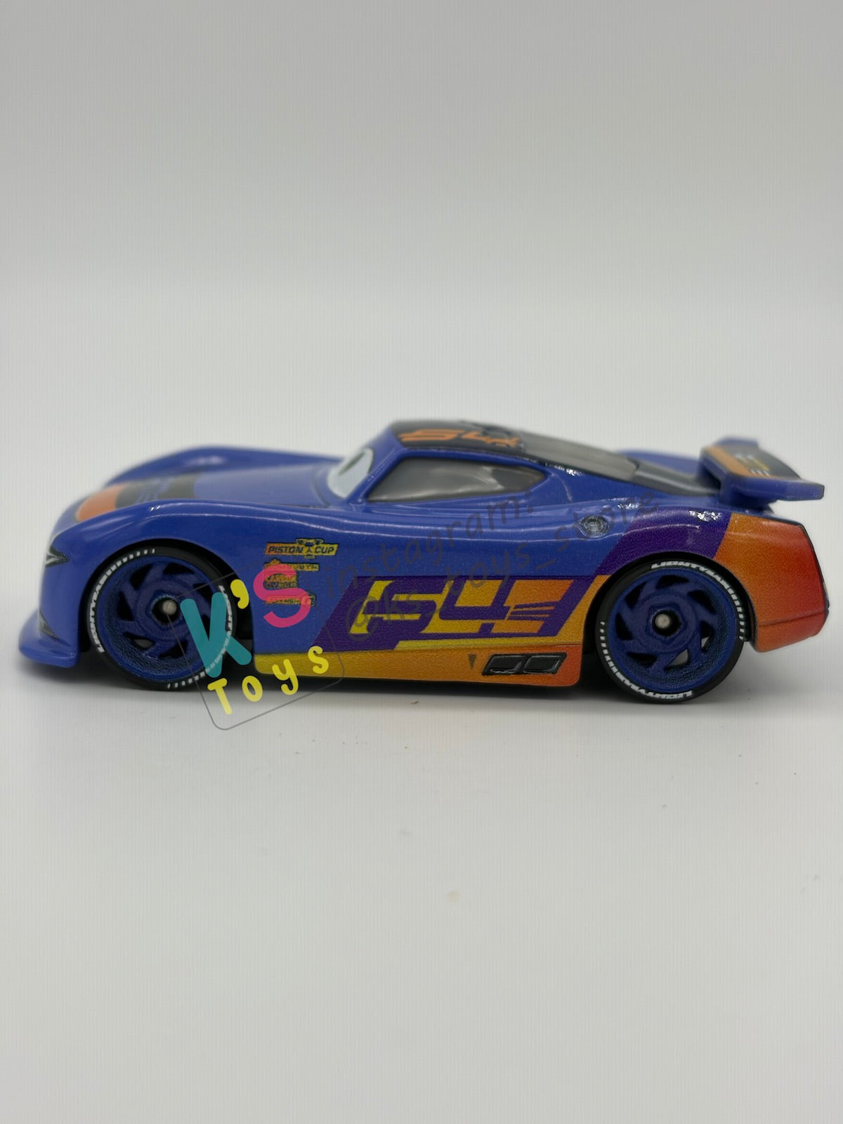 PRE-OWNED / LOOSE DISNEY PIXAR CARS 1:55 BY MATTEL - "BARRY DEPEDAL" CARS 3 NEXT GEN - NEAR MINT CONDITION
