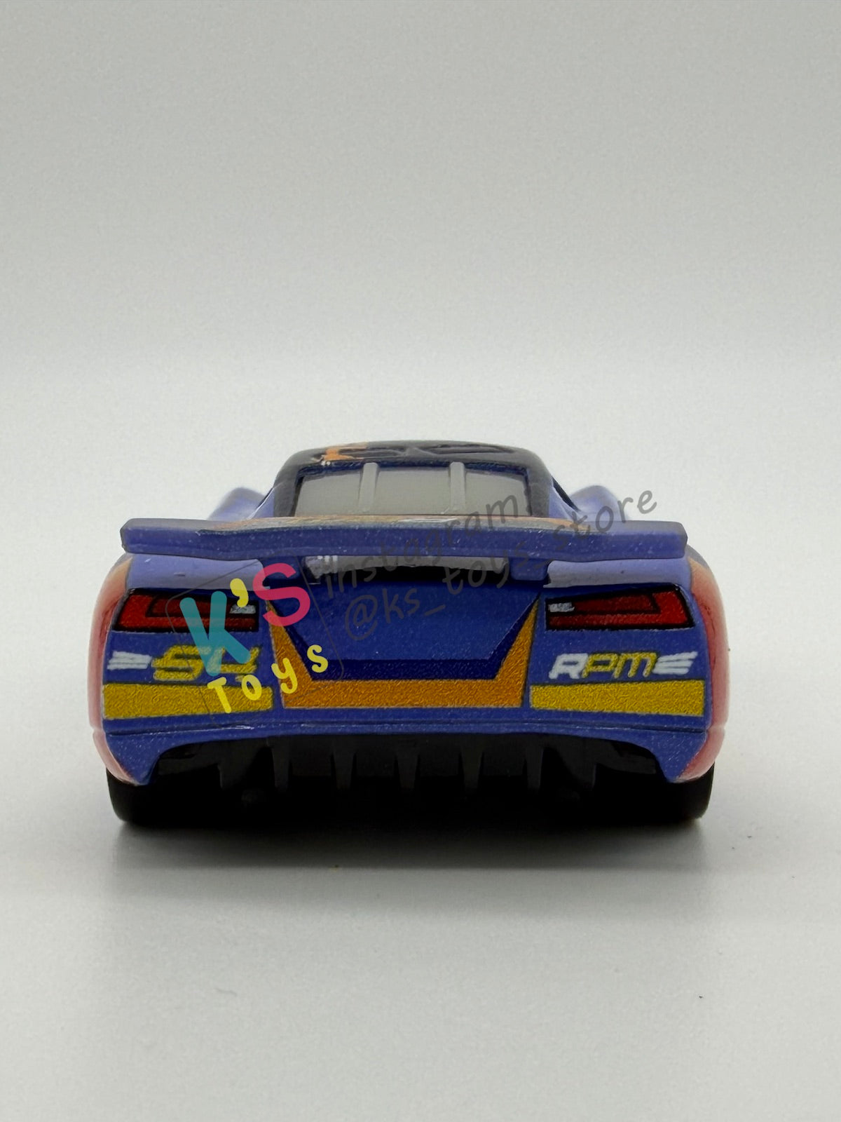 PRE-OWNED / LOOSE DISNEY PIXAR CARS 1:55 BY MATTEL - "BARRY DEPEDAL" CARS 3 NEXT GEN - NEAR MINT CONDITION