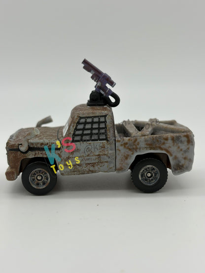 PRE-OWNED / LOOSE DISNEY PIXAR CARS 1:55 BY MATTEL - "JUSTIN ROADRITTER" CARS ON THE ROAD SERIES - NEAR MINT CONDITION
