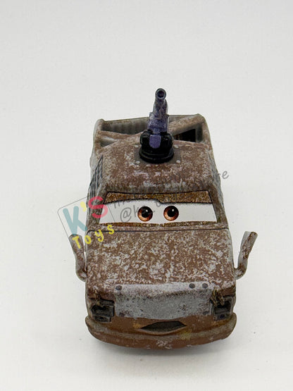 PRE-OWNED / LOOSE DISNEY PIXAR CARS 1:55 BY MATTEL - "JUSTIN ROADRITTER" CARS ON THE ROAD SERIES - NEAR MINT CONDITION