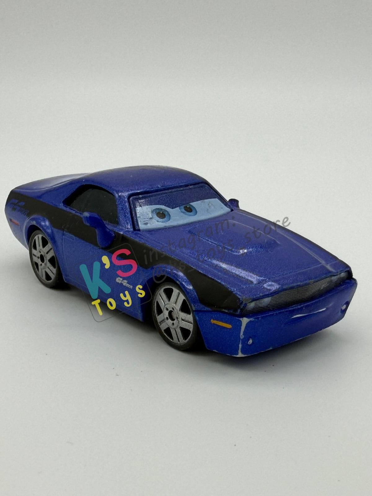 PRE-OWNED / LOOSE DISNEY PIXAR CARS 1:55 BY MATTEL - "ROD TORQUE REDLINE" CARS 2 SERIES - GOOD CONDITION