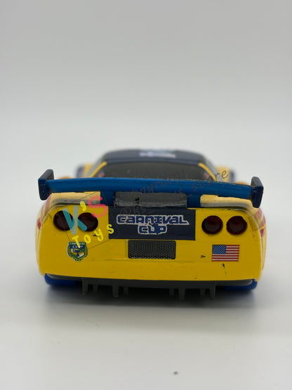 DISNEY STORE OF DISNEY PIXAR CARS 1:43 - CARNIVAL CUP JEFF GORVETTE - CARNIVAL CUP SERIES - PRE-OWNED IN NEAR MINT CONDITION