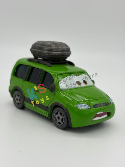 PRE-OWNED / LOOSE DISNEY PIXAR CARS 1:55 BY MATTEL - "VAN SAN" TOKYO MATER CARS TOON - NEAR MINT CONDITION