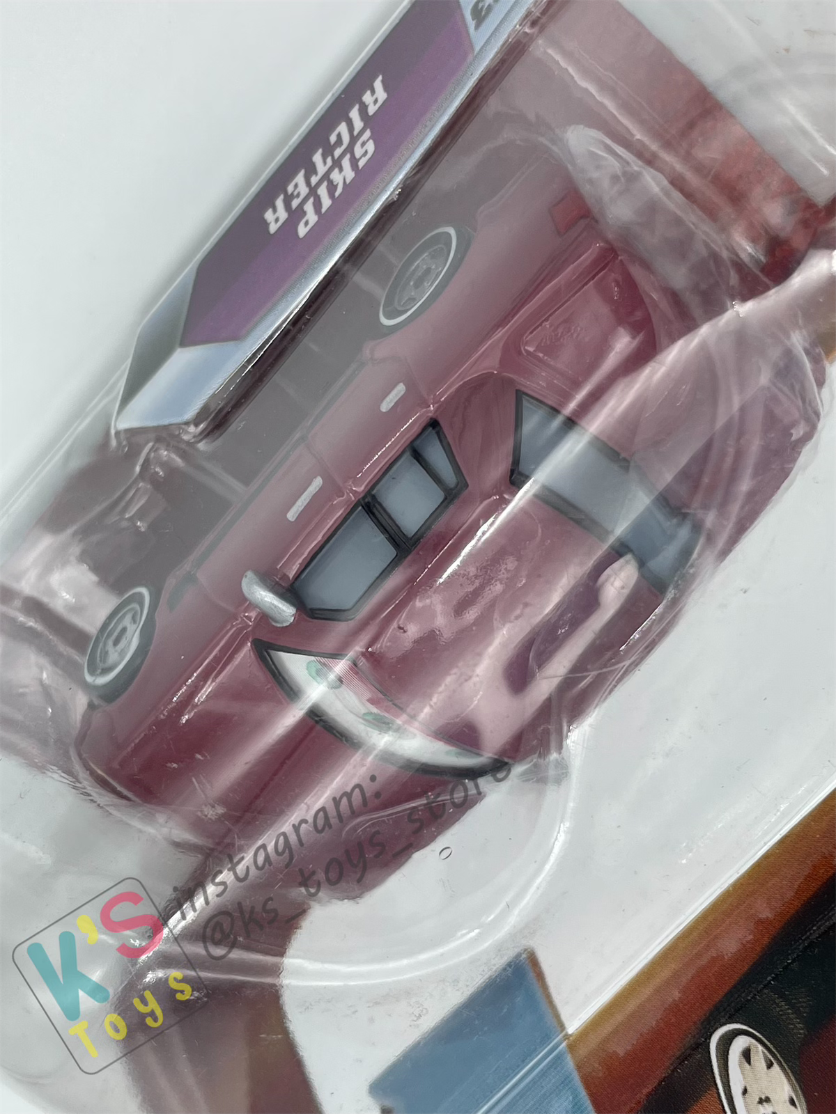 DISNEY PIXAR CARS BY MATTEL, SKIP RICTER - LENTICULAR EYES - BNIP