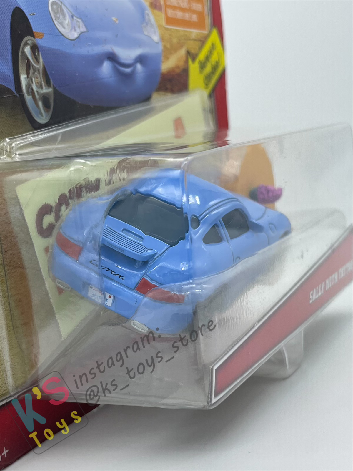 Disney Pixar Cars by MATTEL, SALLY WITH TATTOO - WELCOME TO RADIATOR SPRINGS- BNIP