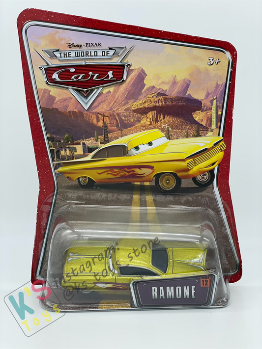 DISNEY PIXAR CARS BY MATTEL, RAMONE - THE WORLD OF CARS - BNIP