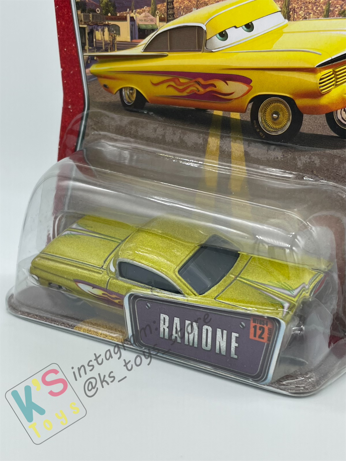 DISNEY PIXAR CARS BY MATTEL, RAMONE - THE WORLD OF CARS - BNIP