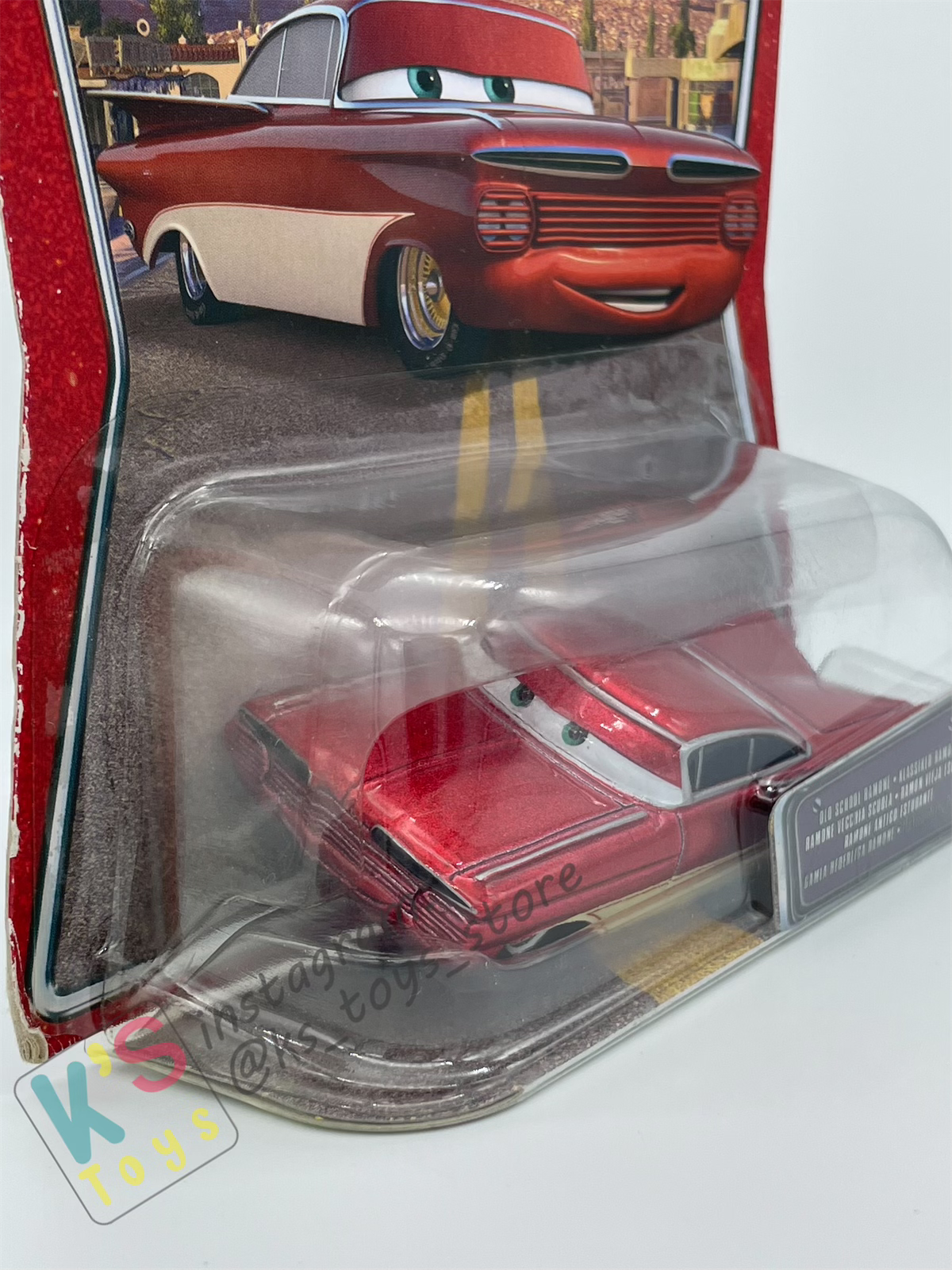 DISNEY PIXAR CARS BY MATTEL, OLD SCHOOL RAMONE - THE WORLD OF CARS - BNIP